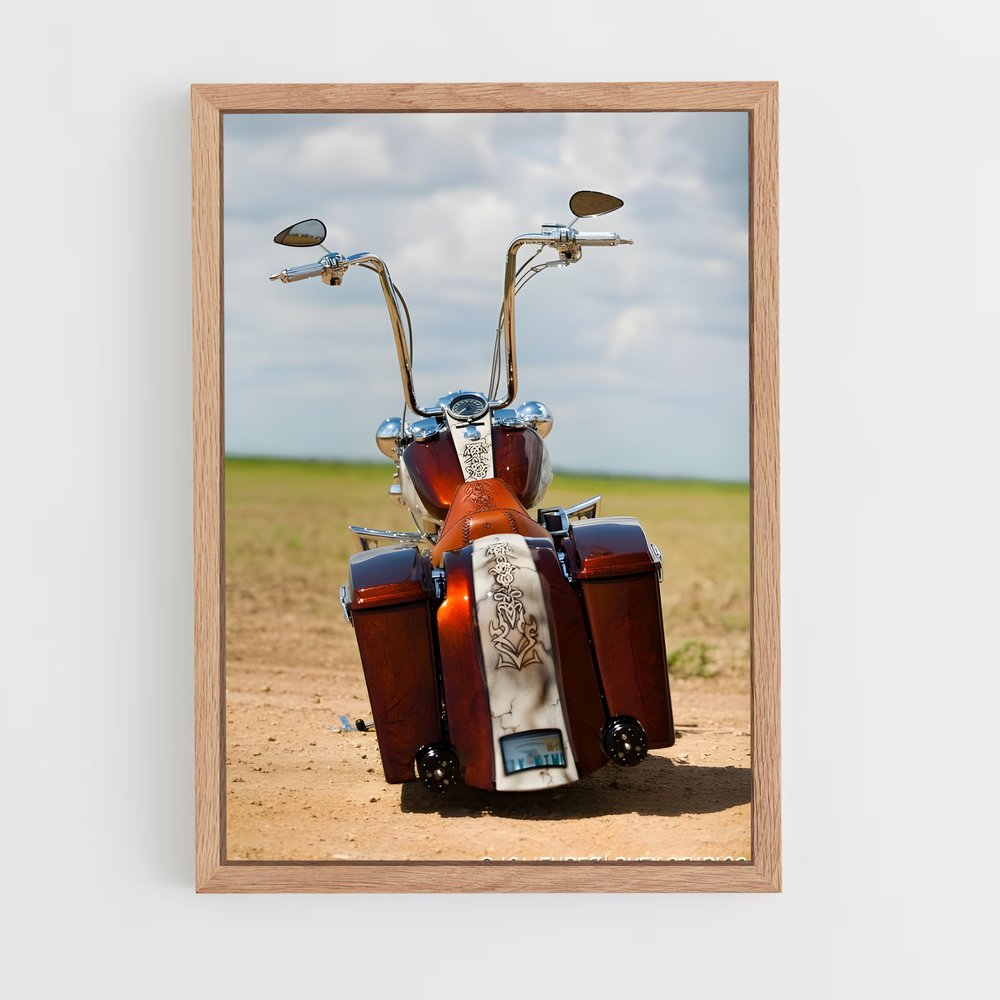 Poster Magnifique Roi de la Route – affiche Harley-Davidson (vue 4)